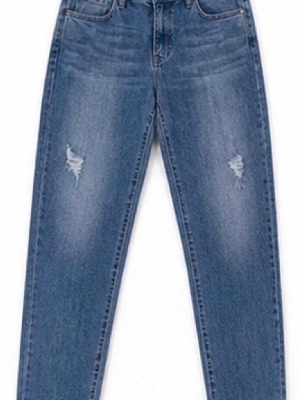 American Eagle Outfitters Medium Blue Skinny Distressed Jeans
